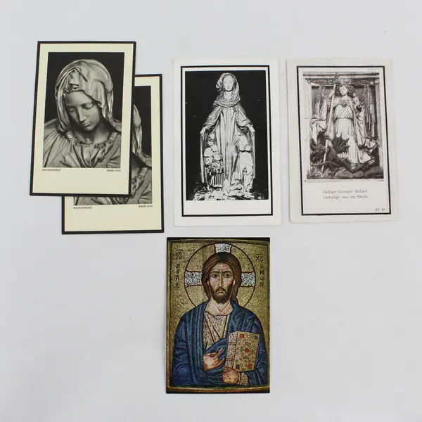 Lot of 12 German Funeral Memorial Holy Cards 1940s-1990s Berhausen