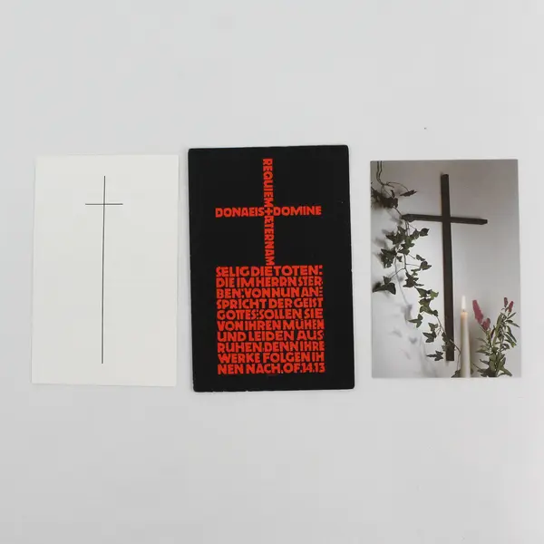 Lot of 12 German Funeral Memorial Holy Cards 1940s-1990s Berhausen
