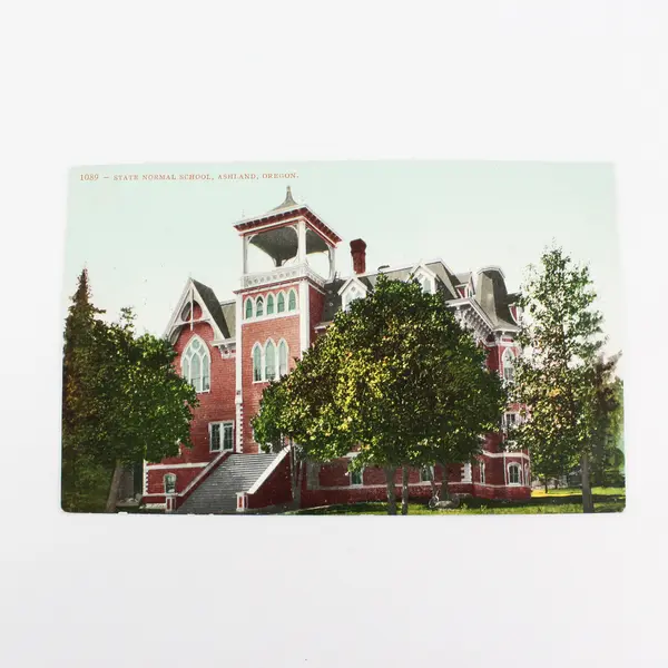 Lot Of 2 Ashland Oregon Litho Postcards 1908 Hilts California DPO Postmark