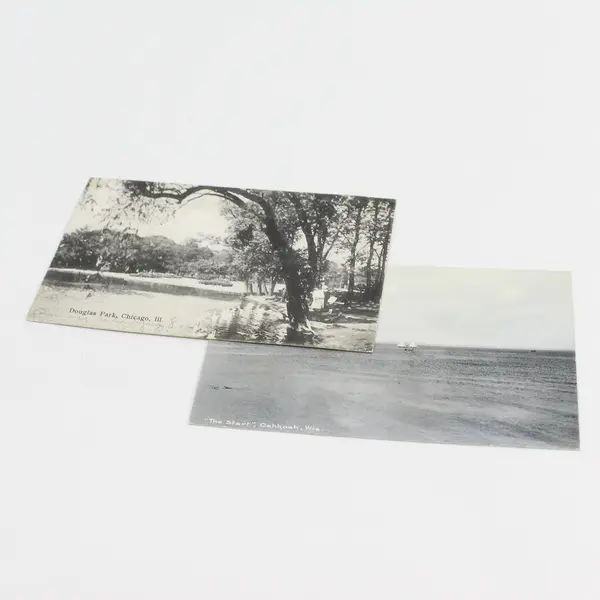 Lot Of 2 Vintage Midwest Litho Postcards 1908 Hilts California DPO Postmark