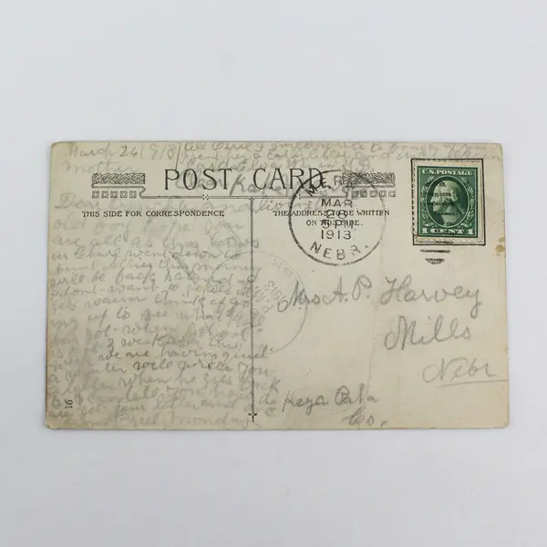 Vintage 1913 Ireland Two Views Blarney Castle Killarney Bridge Litho Postcard