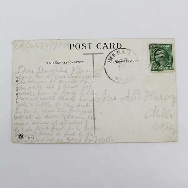 VTG 1915 You're My Dreamy Rose Novelty Rose For Me Greeting Card Postcard 