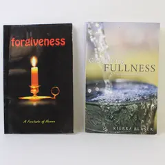 Lot of 2 Paperbacks Forgiveness (Word of Christ) & Overflowing Fullness - Kierra