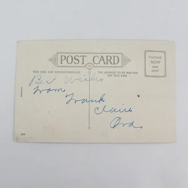 Vintage Hope For A Thousand Longings Romantic Couple Embossed Postcard 1910s