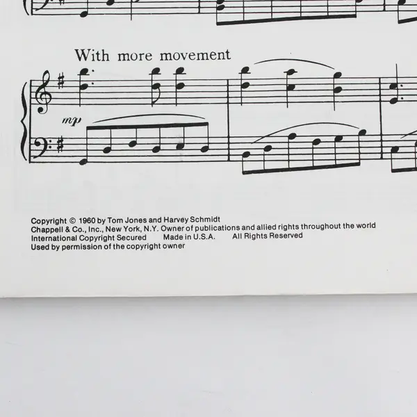 Vintage V.I.P. Very Important Piano Solos 1960's Vintage Sheet Music Book