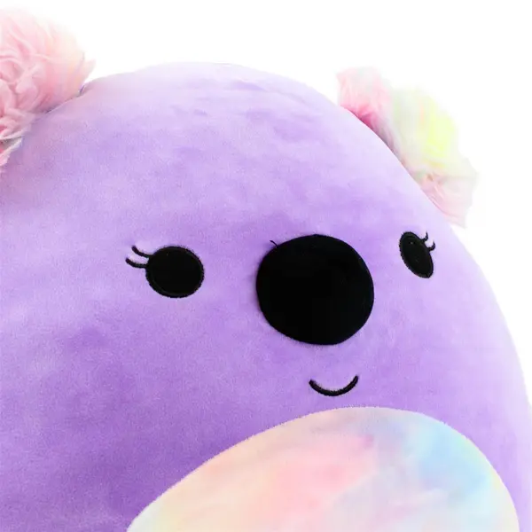 Squishmallow 12" Renate Lavender Koala Tie-Dye Ears & Belly Plush - Used