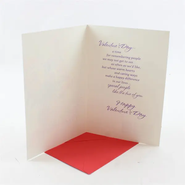 Lot of 4 Valentines Day Greeting Cards with Envelopes UNUSED