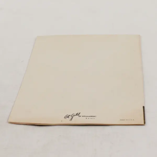 Vintage 1950s Art Guild of Williamsburg Christmas Greeting Card - Unwritten In