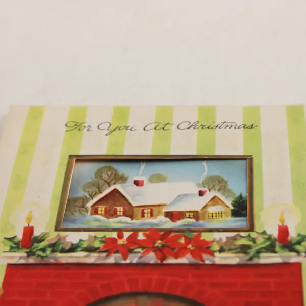 Vintage 1950s Art Guild of Williamsburg Christmas Greeting Card - Unwritten In