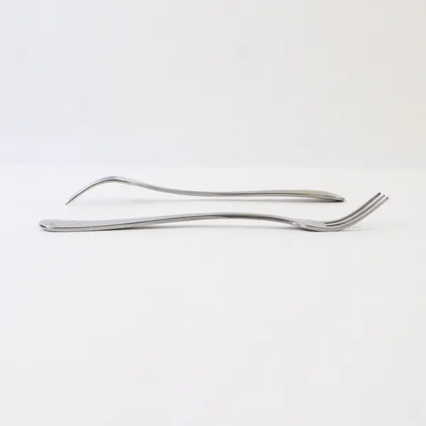 Lot of 2 Farberware Flatware Brookfield Pattern SS Cocktail Forks 5.5" Rare HTF