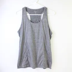 Reebok Brand Gray Speckled Sleeveless Activewear Top Basic Women's Size Large