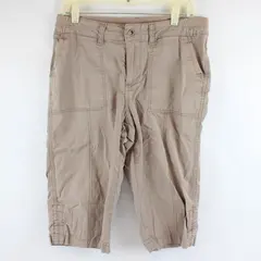 Lee Solid Beige/Khaki Relaxed Fit Knee Length Pants Outdoor Women's Size 10 M