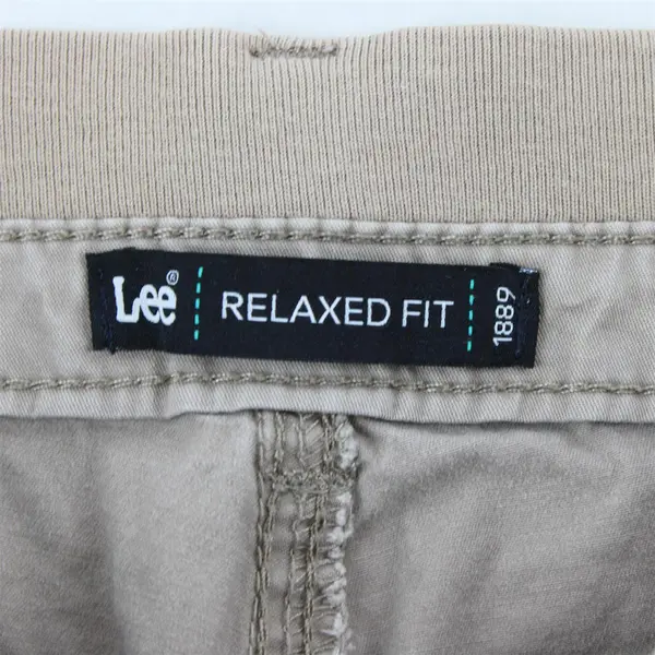 Lee Solid Beige/Khaki Relaxed Fit Knee Length Pants Outdoor Women's Size 10 M