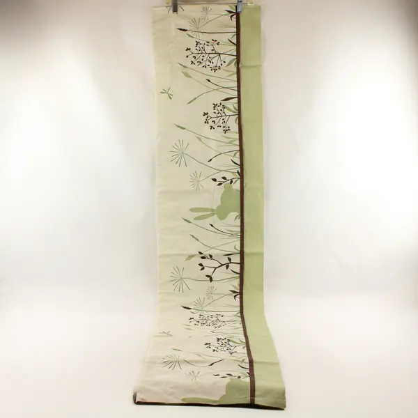 Lot Of 5 Kids Line The Green Collection Baby Comforter & 4 Valance Curtains 61"