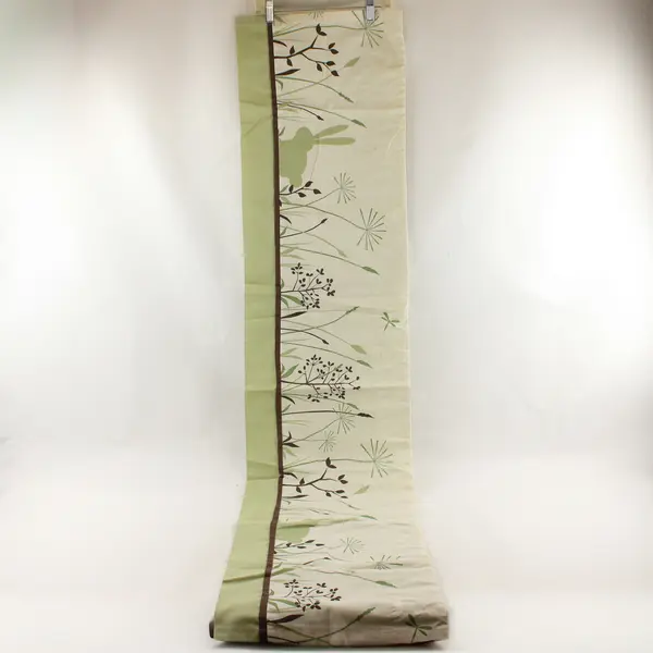 Lot Of 5 Kids Line The Green Collection Baby Comforter & 4 Valance Curtains 61"
