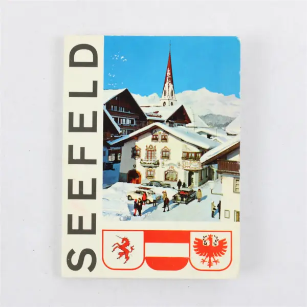 Vintage Winter Postcard Book Seefeld Tirol Austria - Topographical