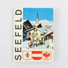 Vintage Winter Postcard Book Seefeld Tirol Austria - Topographical