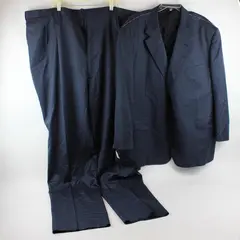Avi Rossini Dark Blue Pinstripe Men's Suit Jacket & Pants Pre-Owned