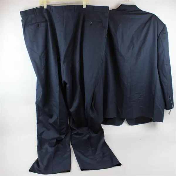 Avi Rossini Dark Blue Pinstripe Men's Suit Jacket & Pants Pre-Owned