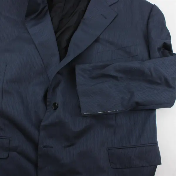 Avi Rossini Dark Blue Pinstripe Men's Suit Jacket & Pants Pre-Owned