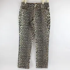 OAT Leopard Print Straight-Leg Jeans Women's Size 4/27