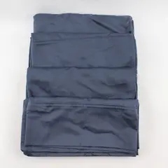 Lot Of 4 Costco Kirkland Dark Blue King Size Pillowcases 100% Cotton 680 Thread