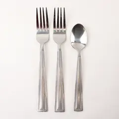 Three INS503 International Silver Flatware Pieces - 2 Dinner Forks, 1 Teaspoon