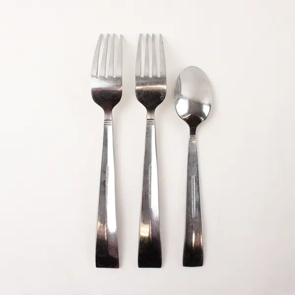 Three INS503 International Silver Flatware Pieces - 2 Dinner Forks, 1 Teaspoon