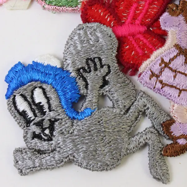 Lot of 13 Embroidered Decorative Patches Assorted Owl Butterflies Tools