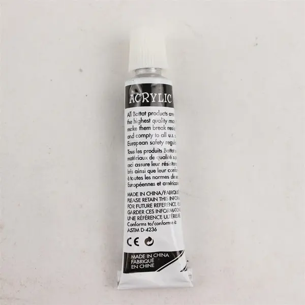 Lot of 7 Tubes of Art Studio Acrylic Paint, Assorted Colors 12 ml