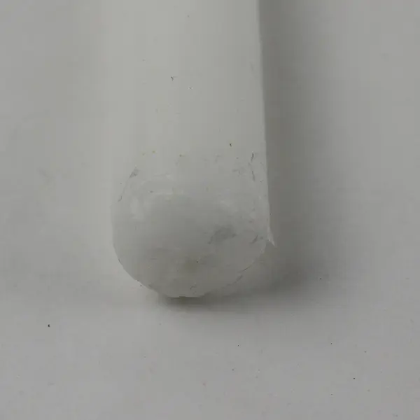 Lot Of 2 Unbranded Matching White Unscented Taper Candle Sticks 9.25" Tall