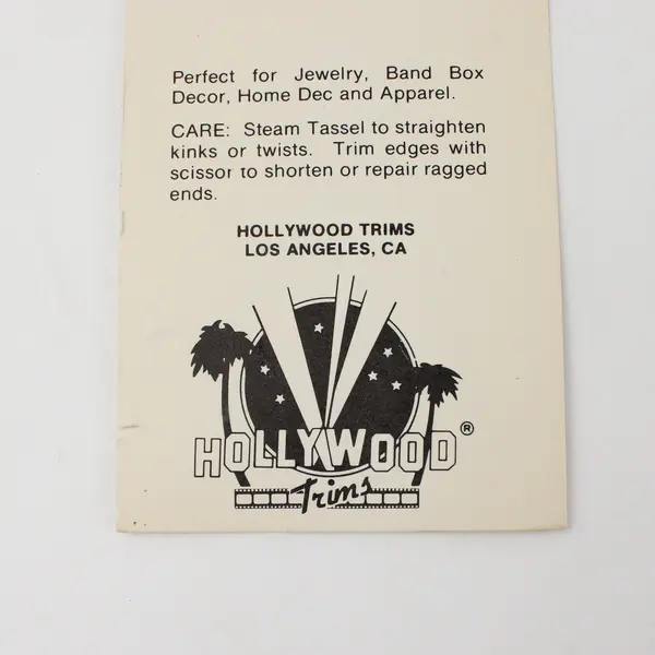 Lot of 3 Hollywood Trims Tassels, & 1 Planet Earth Silk Skein, All New