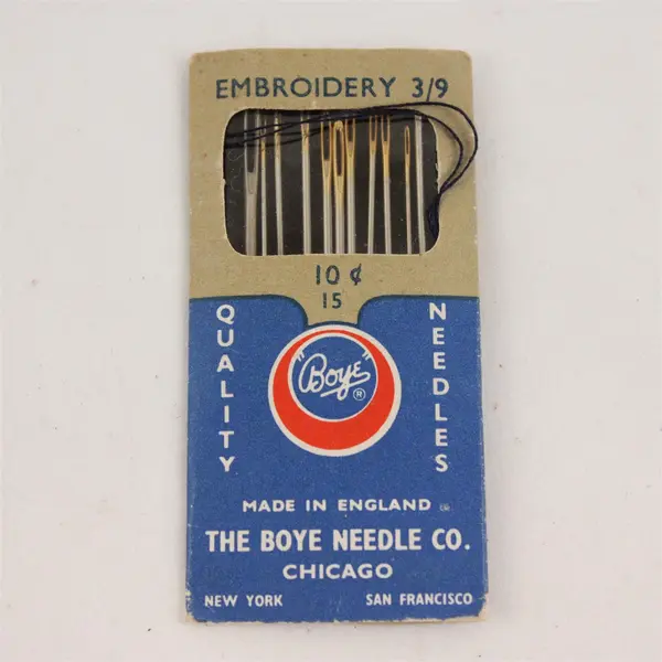 Lot of 4 Packs of Vintage Sewing Needles in Original Packs