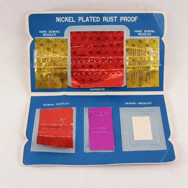 Lot of 4 Packs of Vintage Sewing Needles in Original Packs