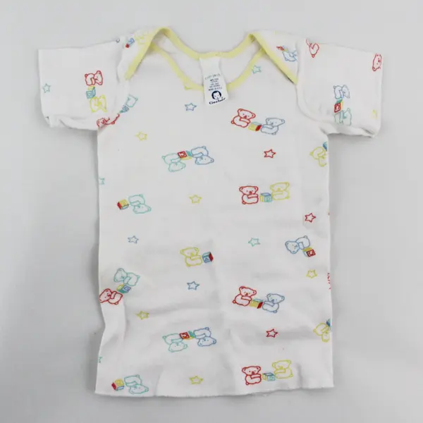 Vintage Gerber Teddy Bear Print Cotton T-Shirt Baby's Size Large 27-34 Lbs