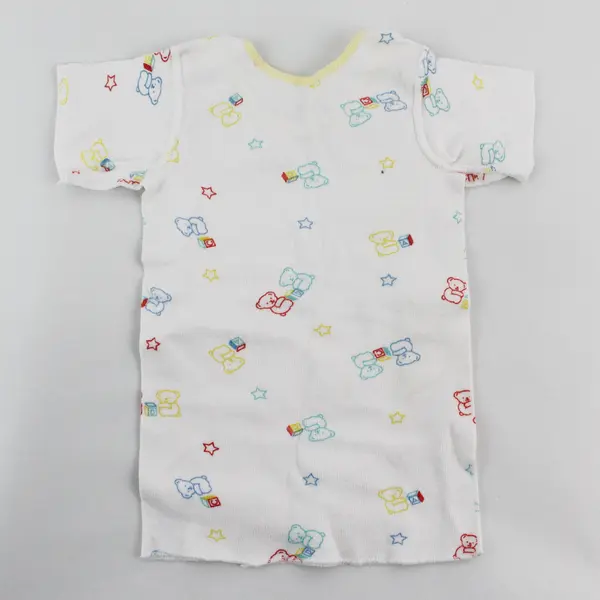 Vintage Gerber Teddy Bear Print Cotton T-Shirt Baby's Size Large 27-34 Lbs