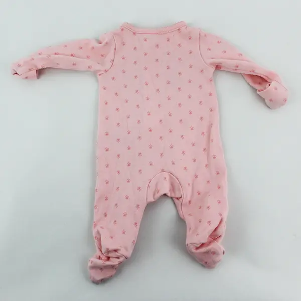 Carter's Little Sister Pink One-Piece Footed Pajamas Baby Girls' Preemie 0M