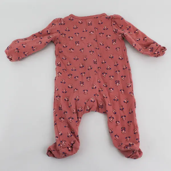 Carter's Little Sister Pink One-Piece Footed Pajamas Baby Girls' 3M