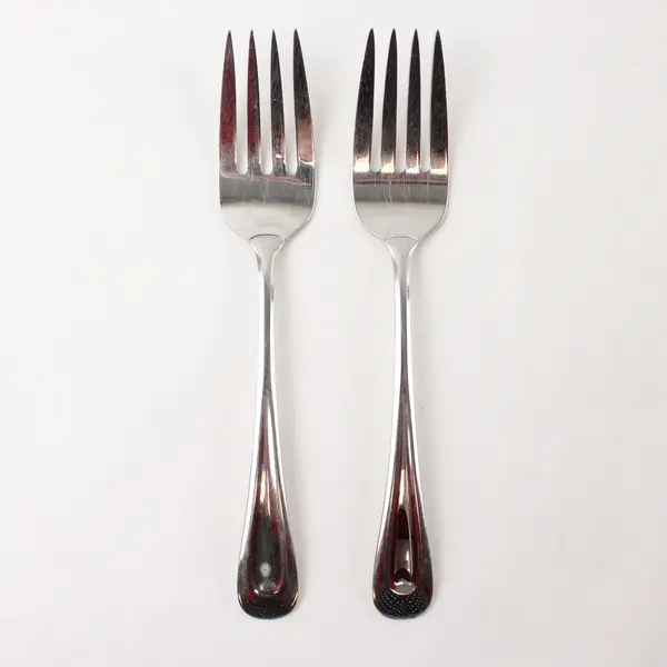 Two Sand Dune (Stainless, Glossy, Wide Indent), Serving Forks -Oneida Canada