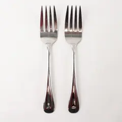 Two Sand Dune (Stainless, Glossy, Wide Indent), Serving Forks -Oneida Canada