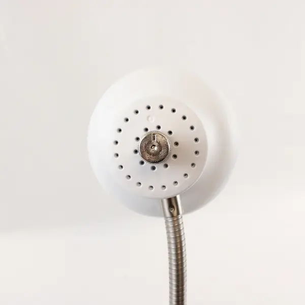 Lot Of 2 Mainstays White & Black LED Desk Lamps W/ Catch-All Base & AC Outlet