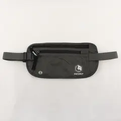 Venture 4th Solid Gray Travel Wallet Pouch Fanny Pack/Cross Body RFID Blocking