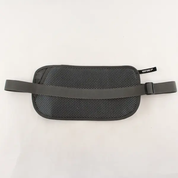 Venture 4th Solid Gray Travel Wallet Pouch Fanny Pack/Cross Body RFID Blocking