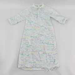 VTG Mother Goose by Oneita Pastel Animal-Themed Nightgown Newborn 0-16 lbs