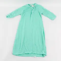 VTG Mother Goose by Oneita Mint Green Nightgown Newborn 0-16 Lbs