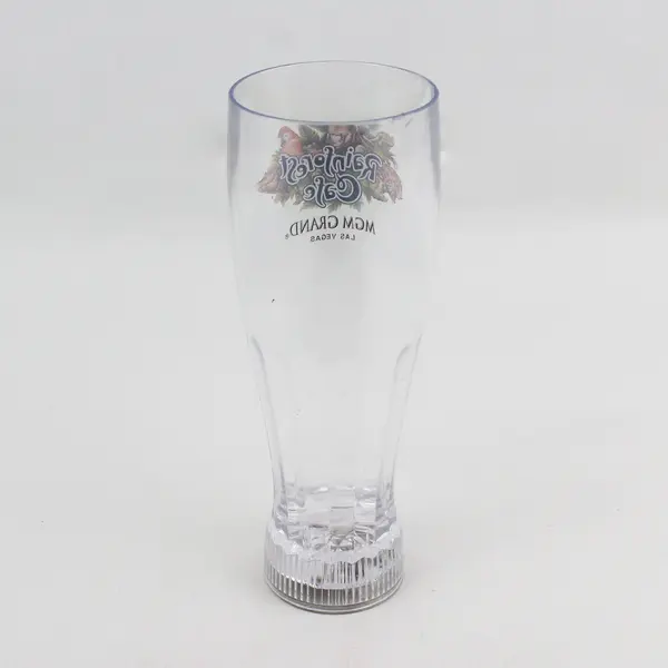 Rainforest Cafe Plastic Cup Light Up Colorful Flashing Base 20 Oz (Tested/Works)