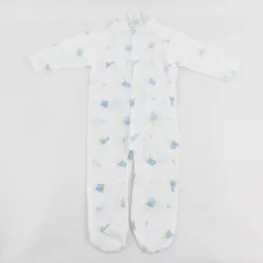 VTG Sleepy Dreams Animals in Train Cars Footed Pajamas Infant Med 12 to 18 lbs