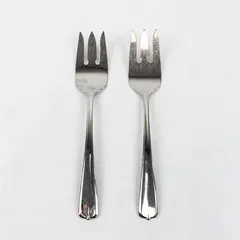 Oneida Gala-Impulse Stainless Steel Serving Forks Set of 2 Made in USA