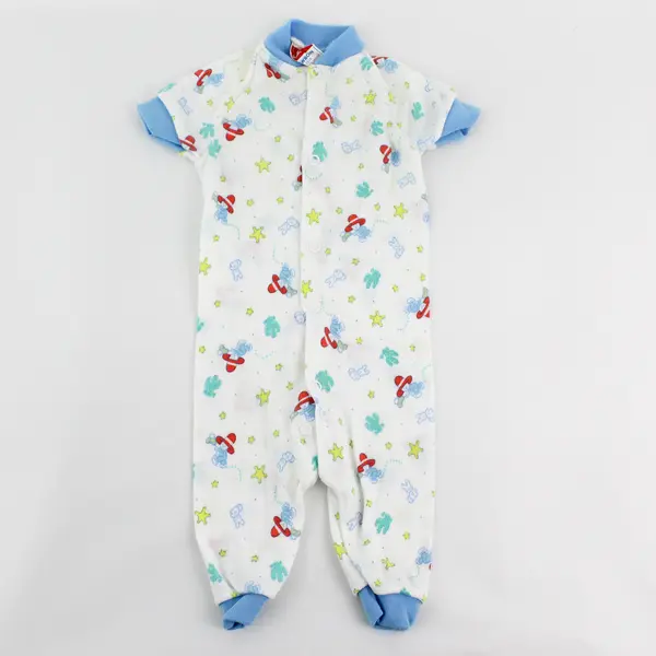 VTG Playskool Cowboy-Themed One-Piece Pajamas Newborn