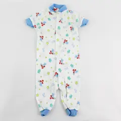 VTG Playskool Cowboy-Themed One-Piece Pajamas Newborn